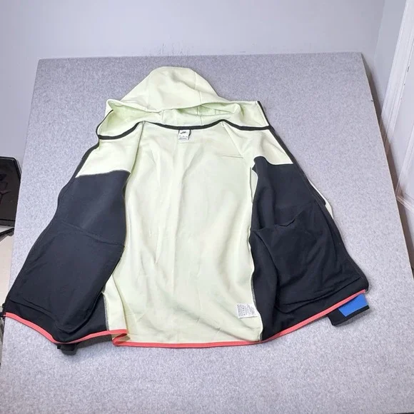 Nike Sportswear Tech Fleece Hoodie Men's‎ XL Lime Ice Black Blue Zip CU4489-303 - Picture 12 of 12